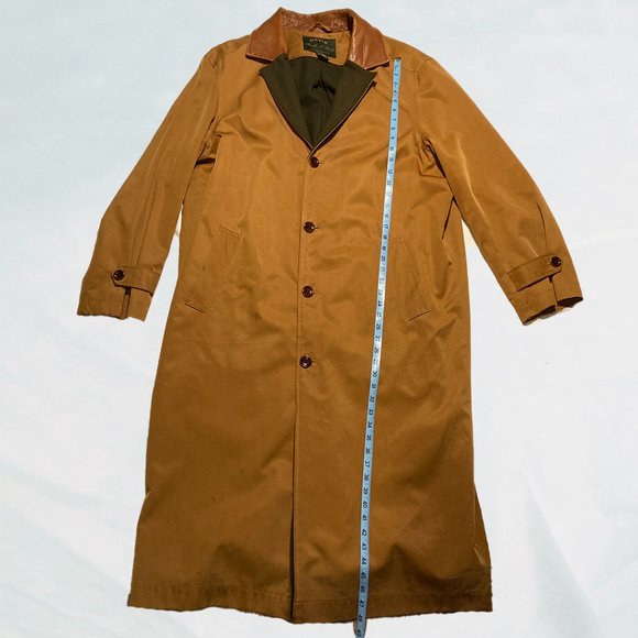 Orvis Signature Collection Brown Trench Coat - Picture 15 of 15